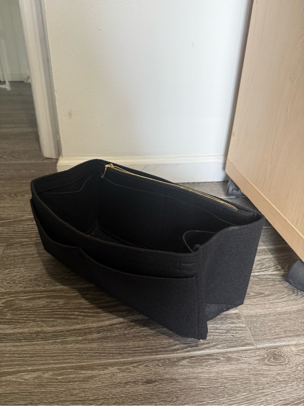 Longchamp Purse Organizer Insert with Zip Pocket